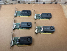 LOT OF 5 DELL NVIDIA Quadro 600 GDDR3 DVI Port Graphics Card 04J2NX/05YGHK