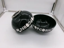 Vintage  Black Waechtersbach POPCORN Bowls 6" HIGH QUALITY GERMANY.