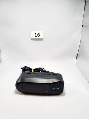 Sharp SPC100 Digital Dual Alarm Clock, Battery Backup Tested. Works 