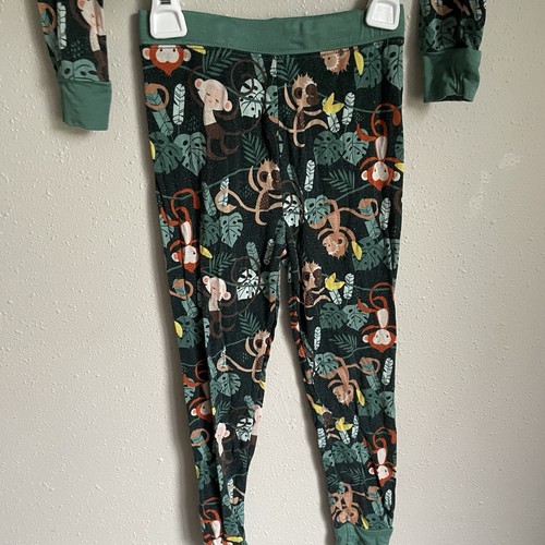 Juego de pijama de dos piezas Little Sleepies Monkeying Around talla 3T - Imagen 4 de 5