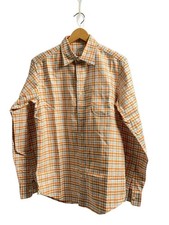 Other Brands Les Leston Long-sleeved Shirt Size M Cotton Orange Check. Other Brands Les Leston Long-sleeved Shirt Size M Cotton Orange Check.