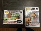 Funko Pop! Star Wars: The Mandalorian With Grogu And Grogu with Cookies 461, 465