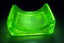 Vintage Uranium Glass Blade Sharpener – Lillicraps Ltd Bristol – Razor Hone