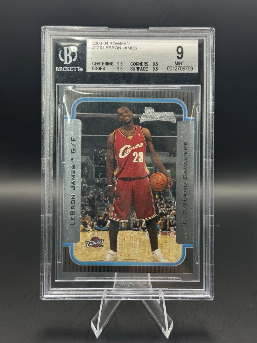 Bowman LeBron James Basketball 2003-04 Season Sports Trading Cards