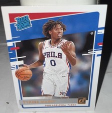 2020-21 Panini Donruss Rated Rookie Tyrese Maxey #211 76ers NBA Card VG. rookie card picture