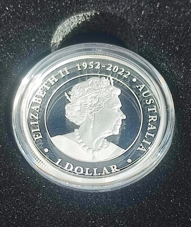 2023 P $1 Australia 1oz Proof Incused Silver Wedge Tailed Eagle OGP/COA - Bild 3 von 4