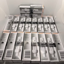 Lot Of 18 Sylvania Dulux D/E 13w Compact Fluorescent Bulbs 4 Pin G24q-1