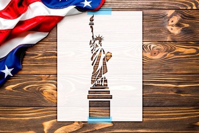 Statue of Liberty Wall Art Stencil for Creative Projects - StencilAir