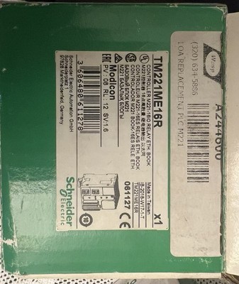 Brand New Schneider Electric TM221ME16R Modicon M221 Controller, 16 I/O