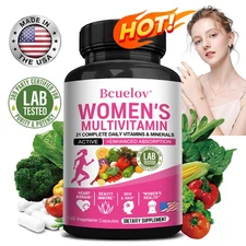 Womens Multivitamin MultiMineral Increase Energy Metabolism Vibrance-120 caps