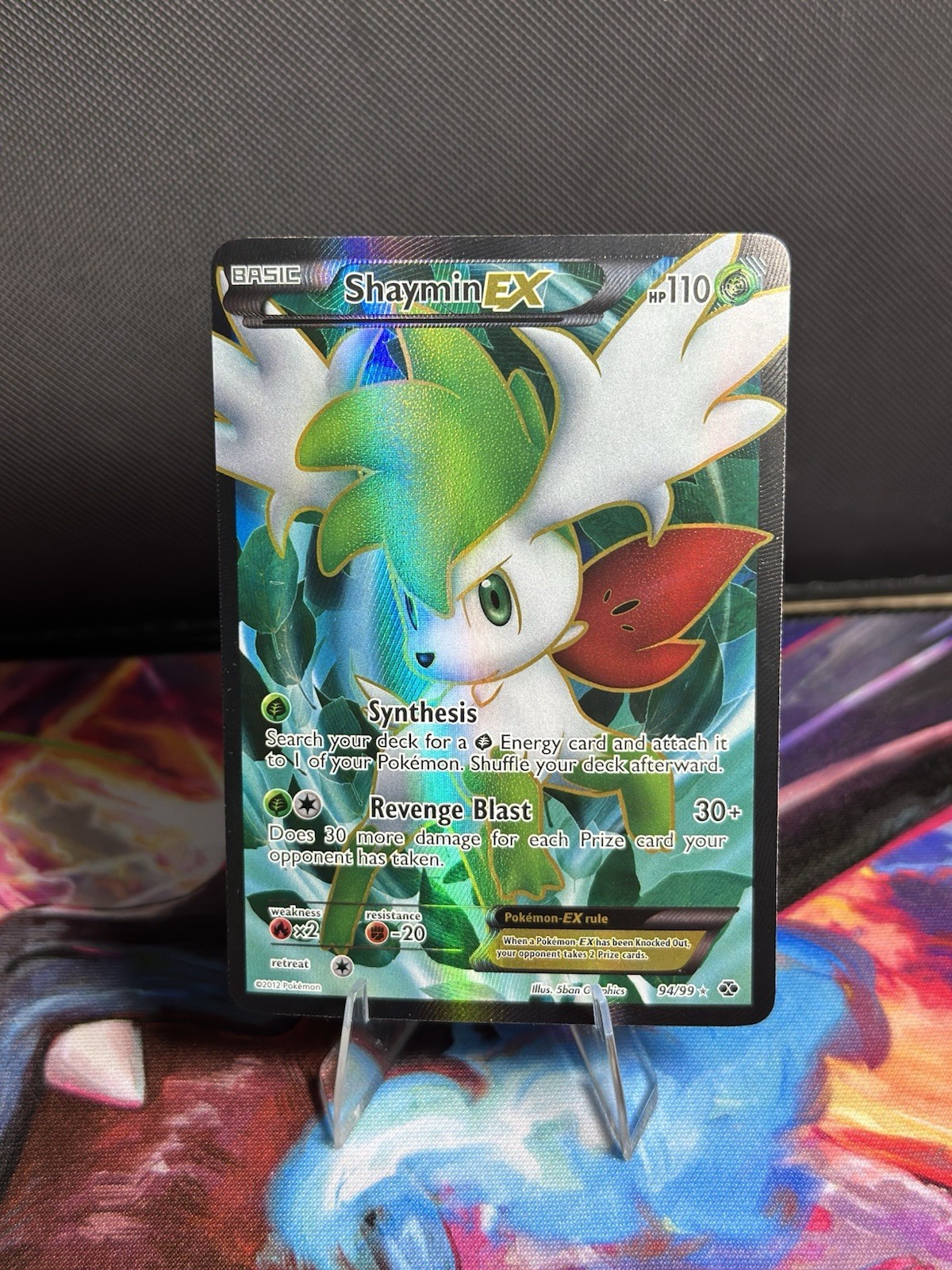 Shaymin EX Next Destinies 94/99 Full Art BW Holo Pokémon 2012 NEAR MINT