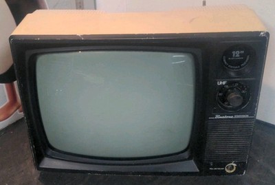 Vintage Retro Binatone Star Vision 01/9887 A Portable TV Fernseher Ersatzteile UK   