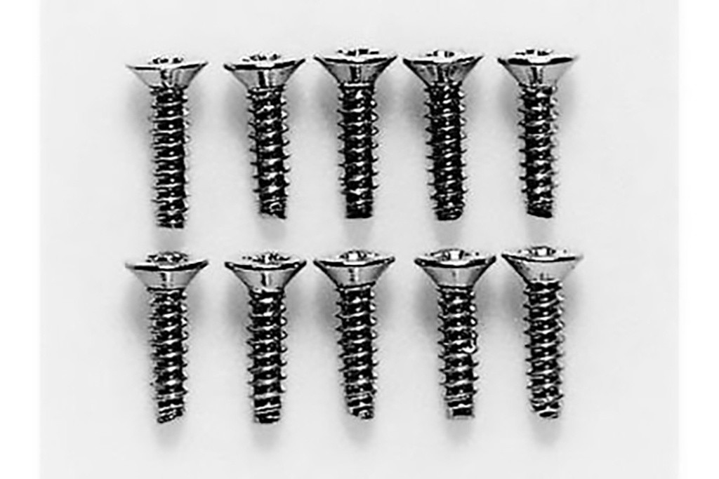 Tamiya 2x8mm Countersunk Tapping Screw *10