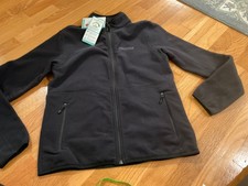 Marmot S/P Women s Rocklin Full Zip Fleece Jacket Black NWT Reg. 80