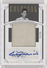 2019 Panini National Treasures Holo Gold 21/25 Luis Aparicio #CS-LA Auto HOF qy8