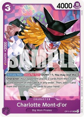 Charlotte Mont-d'or - Normal OP11-072 A Fist of Divine Speed NM