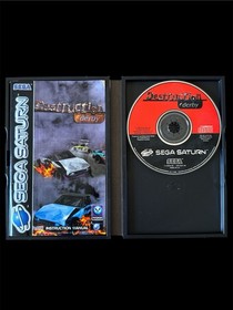 Destruction Derby (Sega Saturn Game) Complete With Instruction Manual Boxed