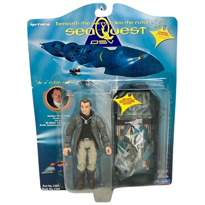 Sea Quest Dr. Z Rubin Action Figure 1994 Playmates Toys New Sealed