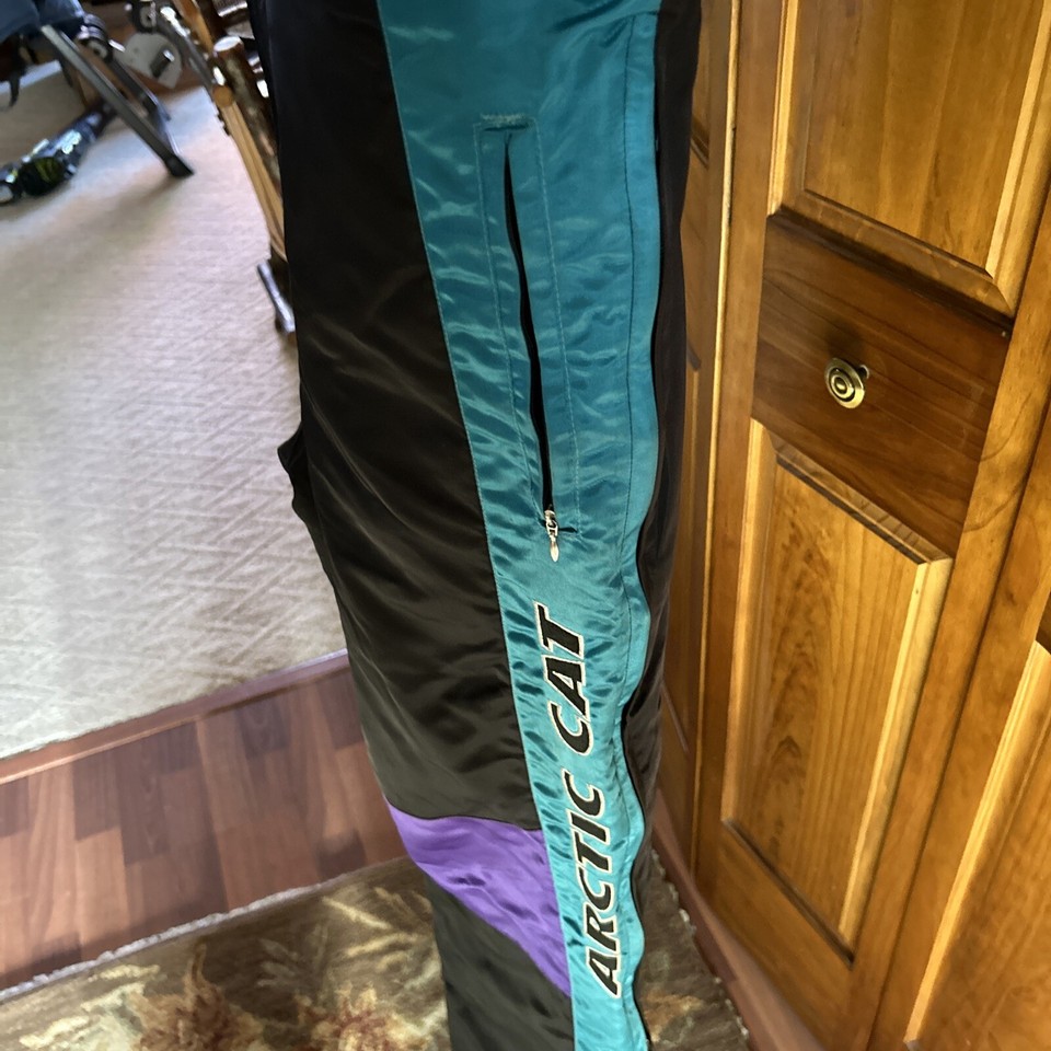 Vintage Arctic Cat Men's M Arctic Wear Snowmobile Jacket Zip Out Liner