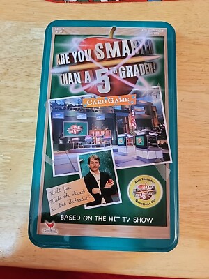Are You Smarter Than A 5Th Grader Card Game In Tin | eBay