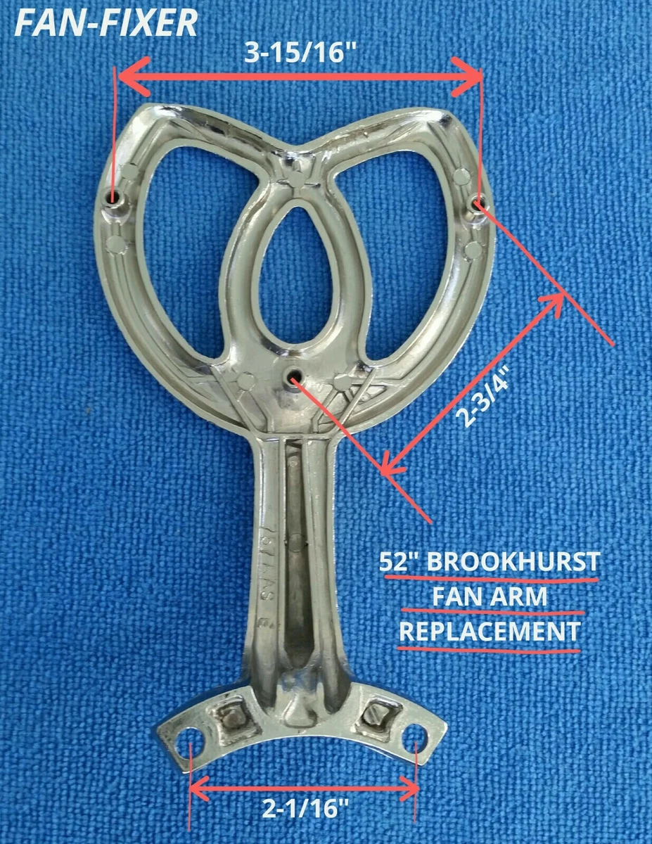 Brookhurst 52 In Ceiling Fan Replacement Blade Arms Shelly Lighting