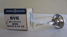 GE General Electric BVK BVS 6.5A 5V Sound Reproducer Lamp Projection Bulb