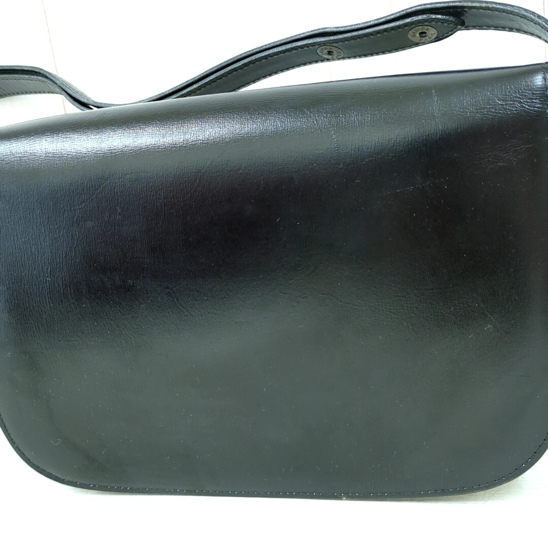 Morabito Leather Handbag Shoulder Bag Black Women's Used Morabito Leather Handbag Shoulder Bag Black Women's Used
