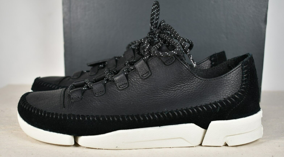 Clarks ORIGINAL Men Trigenic Flex 2 BLACK SIZE 8 MEDIUM VIBRAM