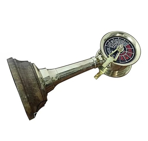 Beautiful Antique Brass Ship Engine Room Telegraph Marine Working Nautical 7" Gf - Picture 6 of 6