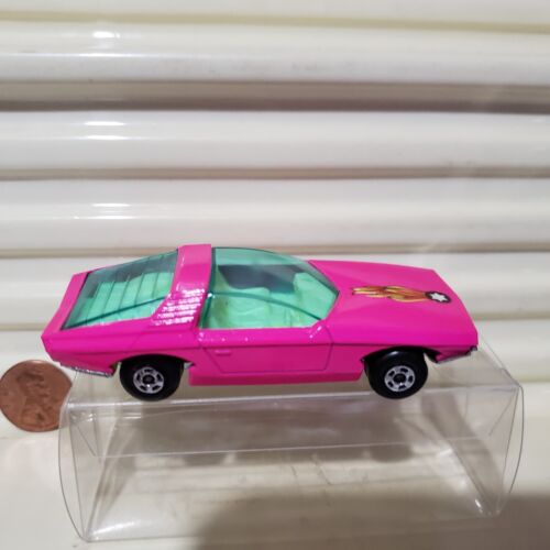LESNEY MATCHBOX MB40 PINK VAUXHALL GUILDSMAN Grn Win BLK Label MIB - Picture 2 of 8