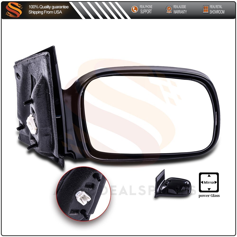 Passenger Side View Mirror Fits 2006-2011 Honda Civic 2 Door Coupe Power Black