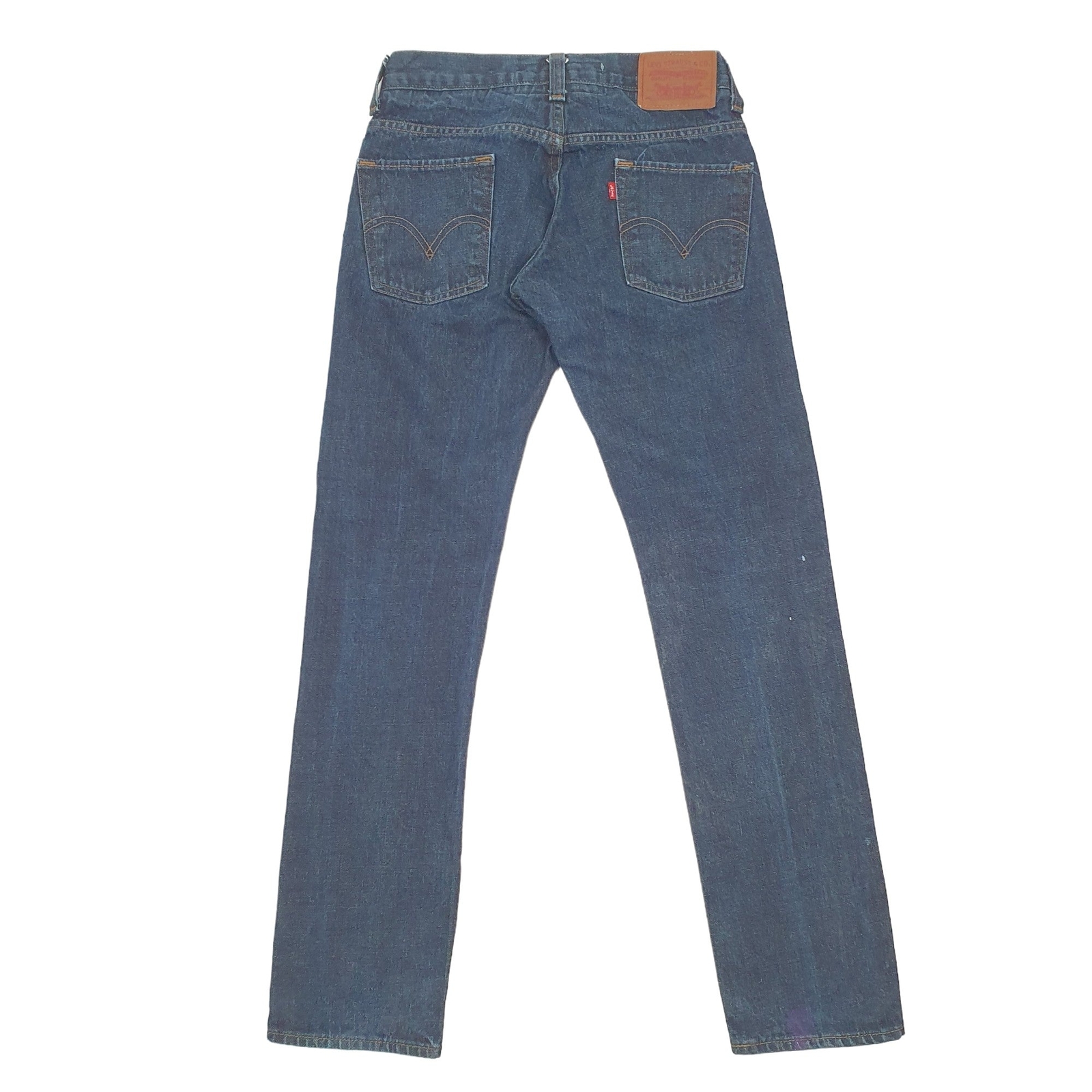 LEVIS 511 Jeans Slim Fit Blue Denim Trousers Mens W30 L32 image 3