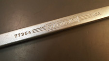 Vtg Williams Superrench Box -end 1 1/8" & 1 1/16" No. 7735A 17" Length USA Made