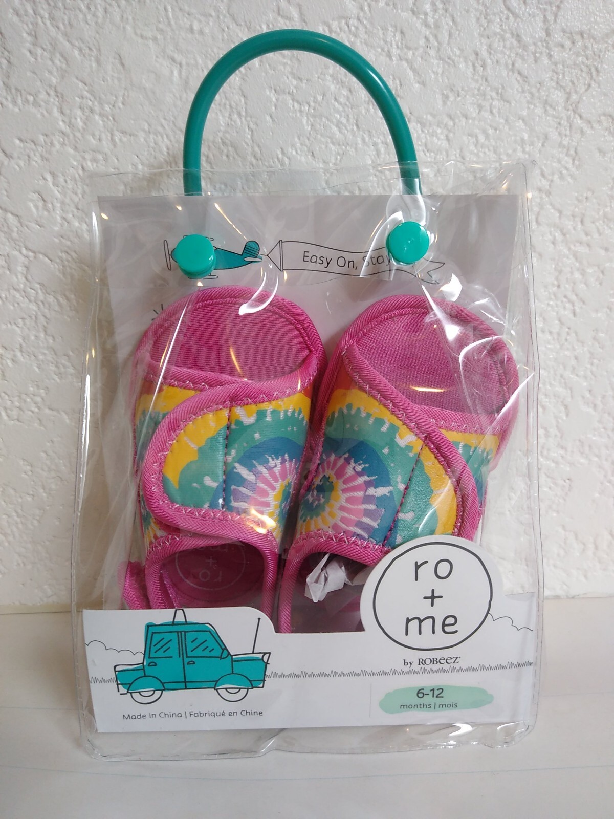 Tie Dye Bright Pink 6-12 Months