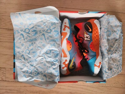 NEW* NIKE PG 6 NRG HOT Wheels Size 9.5 Paul George Orange Blue
