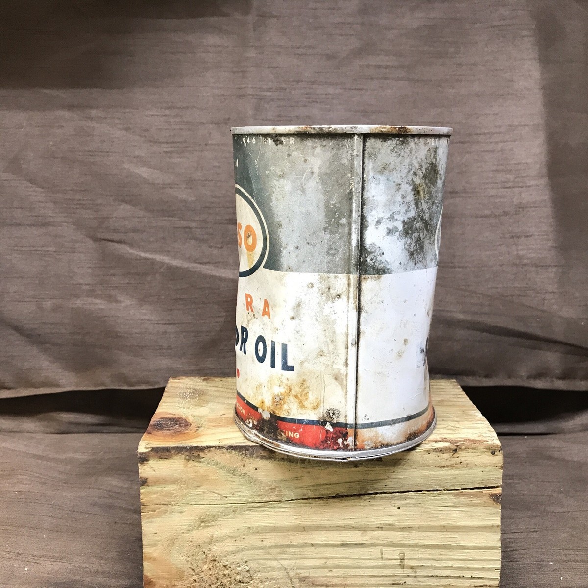 Vintage Old Esso Extra Motor Oil Can 1 Quart Oil Can Empty | eBay