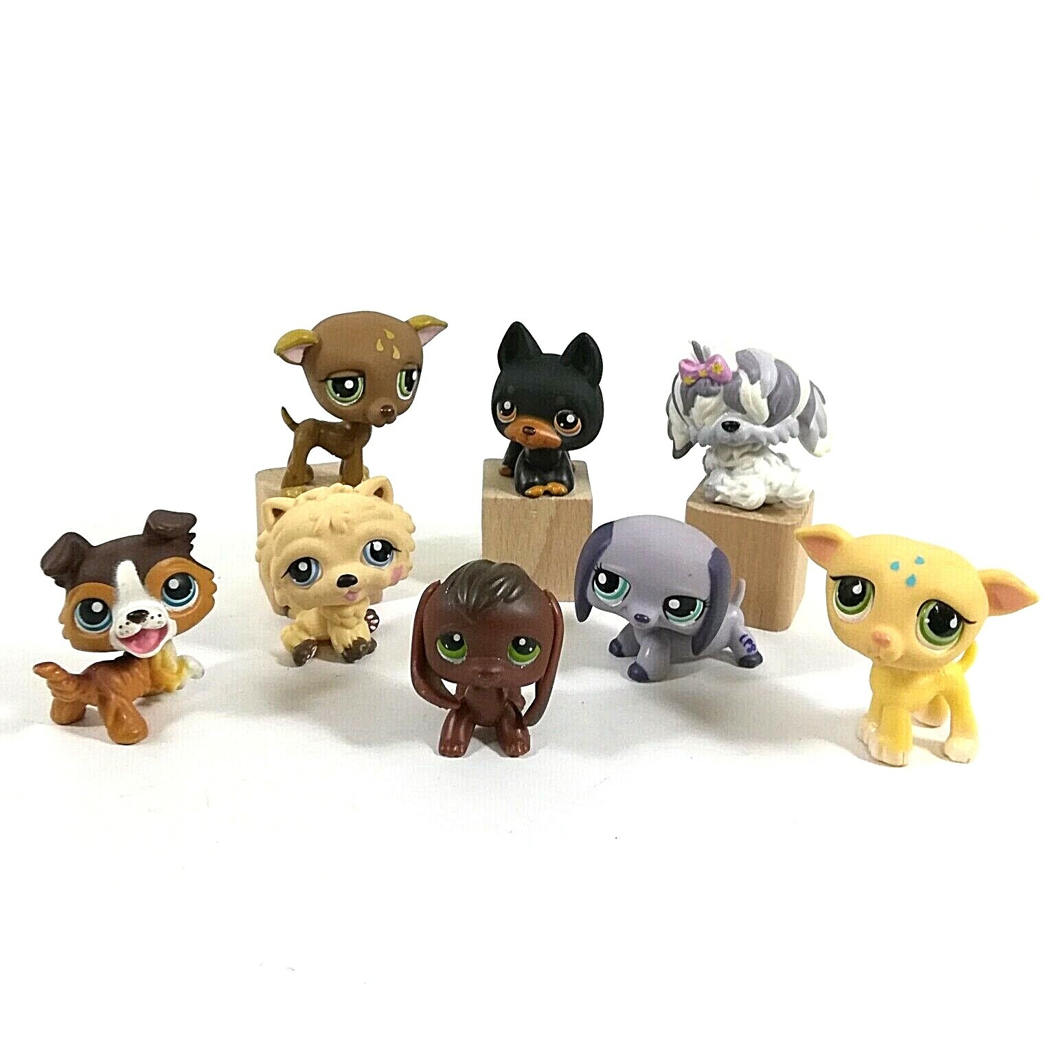 Littlest Pet Shop LPS Puppy Milwaukee Mall Puppies Pcs Dog Dogs 8 Lot