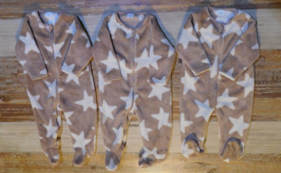 Schlafanzug Set Gr. 74, 6 - 9 monate, Next,  fleece Pyjama, 3 Teile