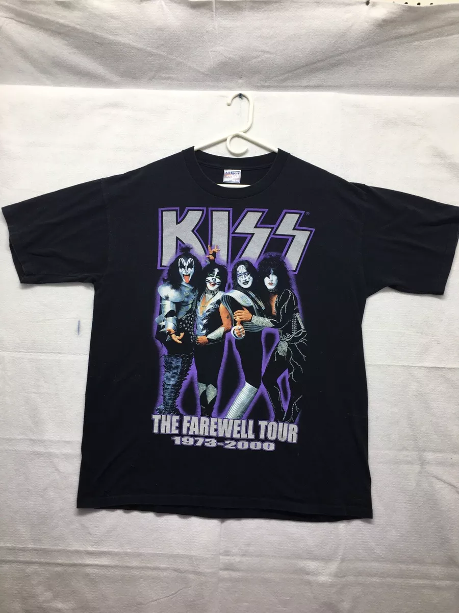 1973-2000 KISS Farewell Tour T-Shirt XL All Sport