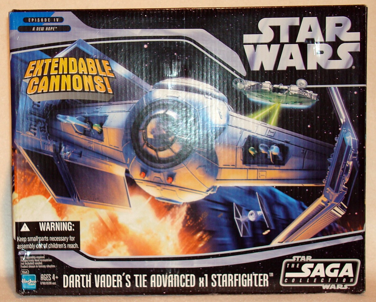 STAR WARS SAGA COLLECTION DARTH VADER'S TIE ADVANCED x1