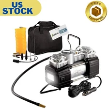 12V Air Compressor - Portable & Compact Tire Pump, 150 PSI Heavy
