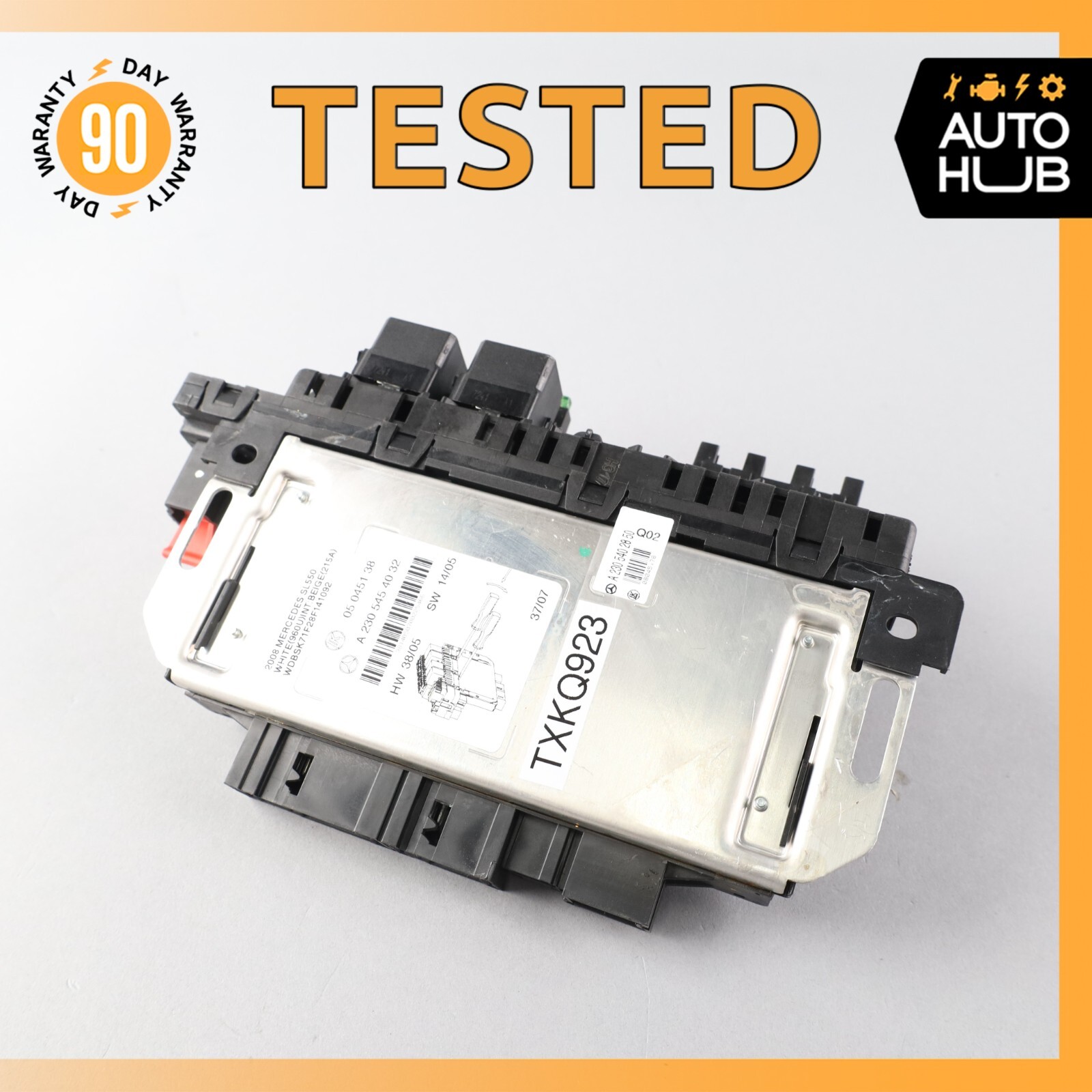03-12 Mercedes R230 SL550 SL500 SL55 AMG Rear SAM Fuse Box Relay Module OEM