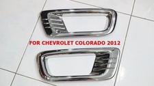LOT DE 2 CACHE ANTIBROUILLARD AVANT CHROME CHEVROLET COLORADO 2012