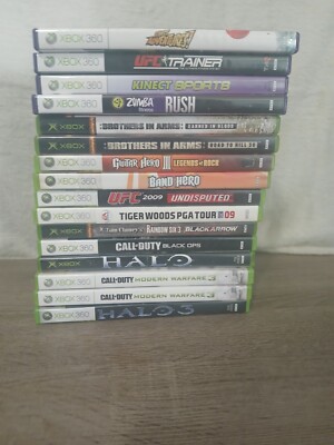 Xbox 360 Video Game Lot  15 Games Total 16 Two Call Of Duty Mw3 See Pictures 