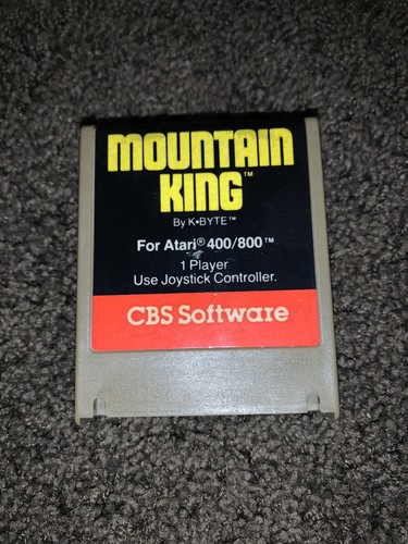 Jeu Vidéo MOUNTAIN KING Pour ATARI 400/800XL - Testé - éditeur CBS SOFTWARE - Sortie 1983
