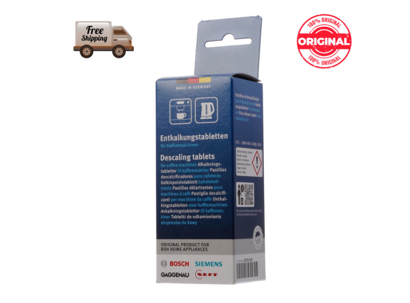 BOSCH Descaling Tablets 00311864 Siemens Neff Coffee Tassimo