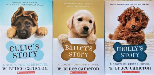 A Dog's Purpose Ellie's Bailey's Molly's Story by W. Bruce Cameron NEW ...