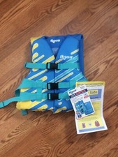 Aqua Leisure US Coast Guard-Approved Type III Youth Life Jacket 50-90 lbs NWT