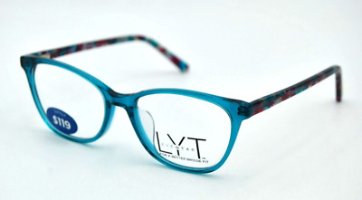 LYT Eyewear LT09 BLU 50/16-135 Pink & Blue Marble OPTICAL FRAME With Pouch