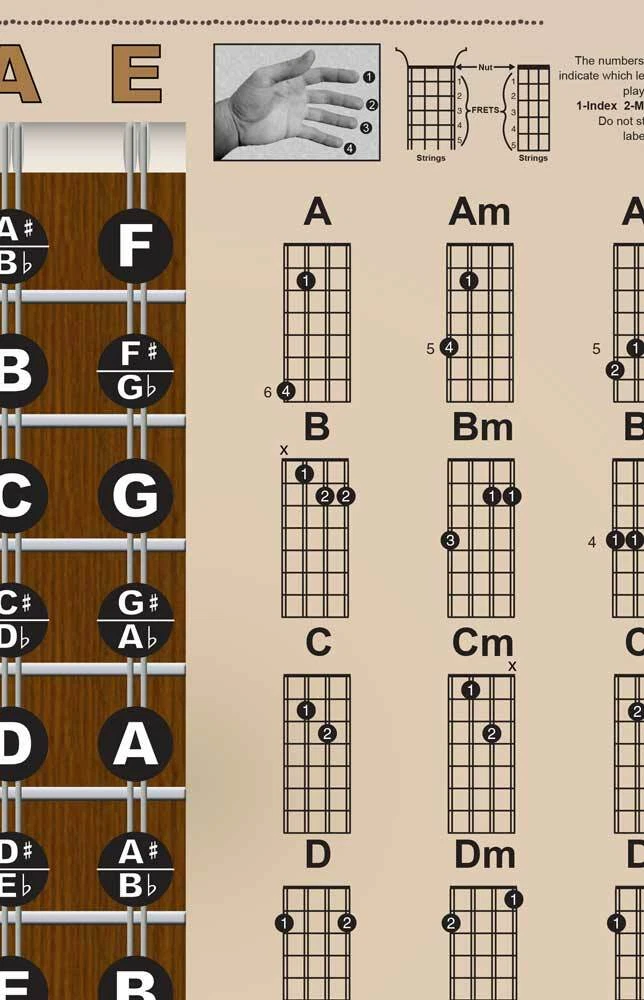 Finger Mandolin Chord Positions For A I, IV, V Blues, Folk, 51 OFF